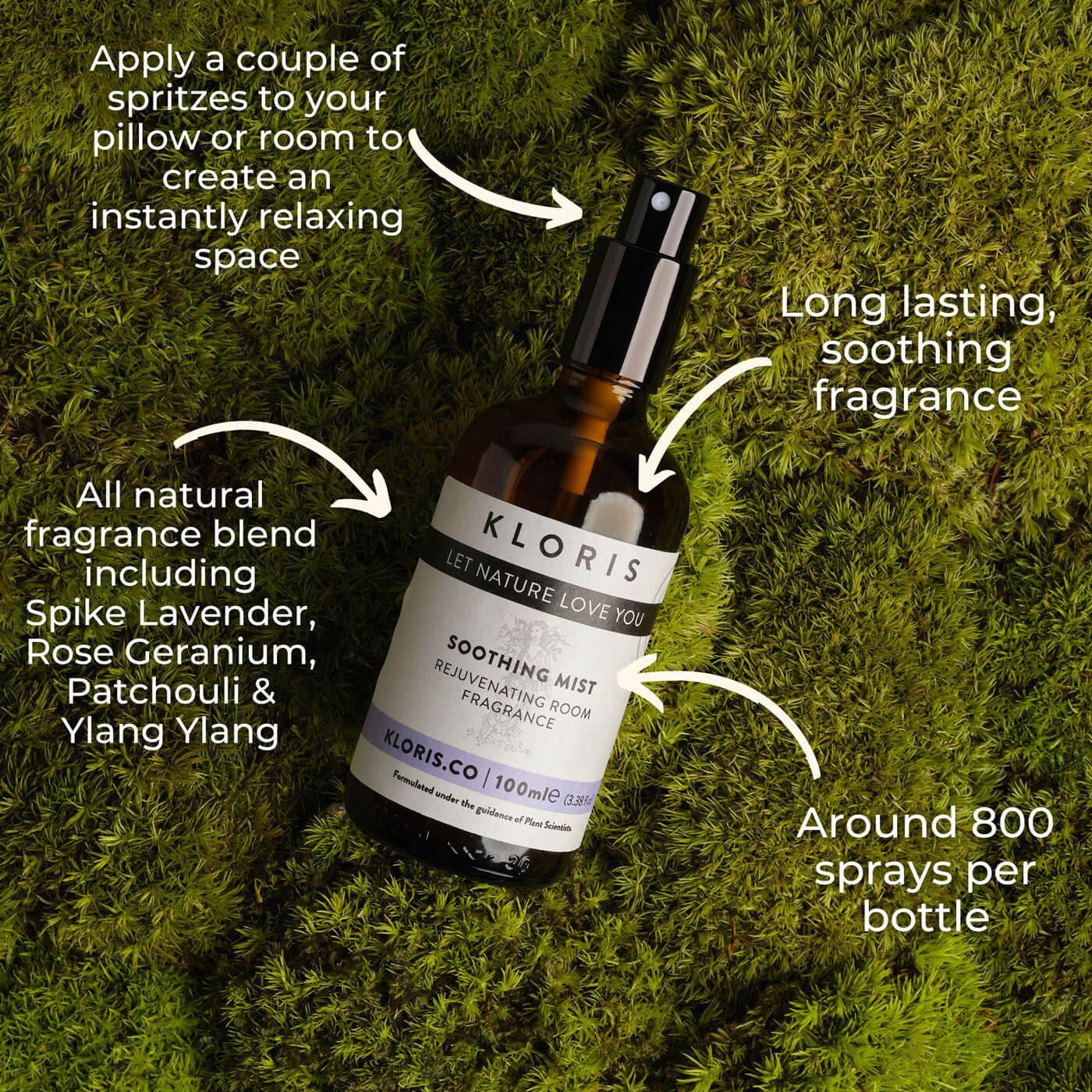 Soothing Mist - Aromatherapy Sleep Spray - Herbalshire Handmade Herbal Products