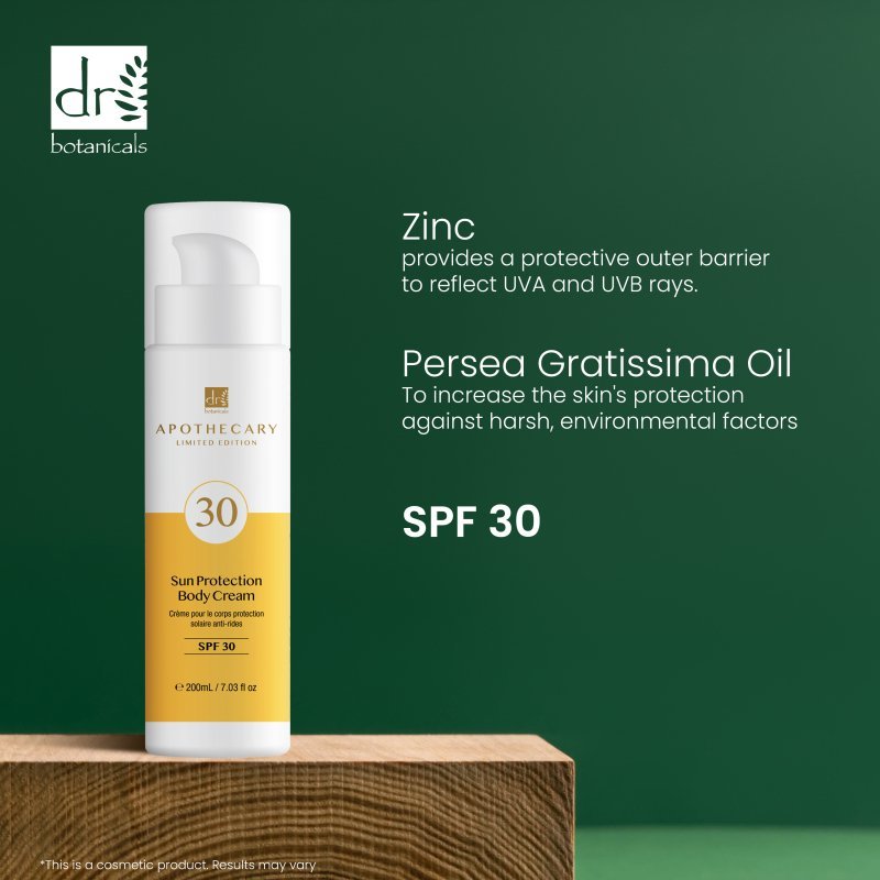 SPF 30 Body Cream 200ml - Herbalshire Handmade Herbal Products