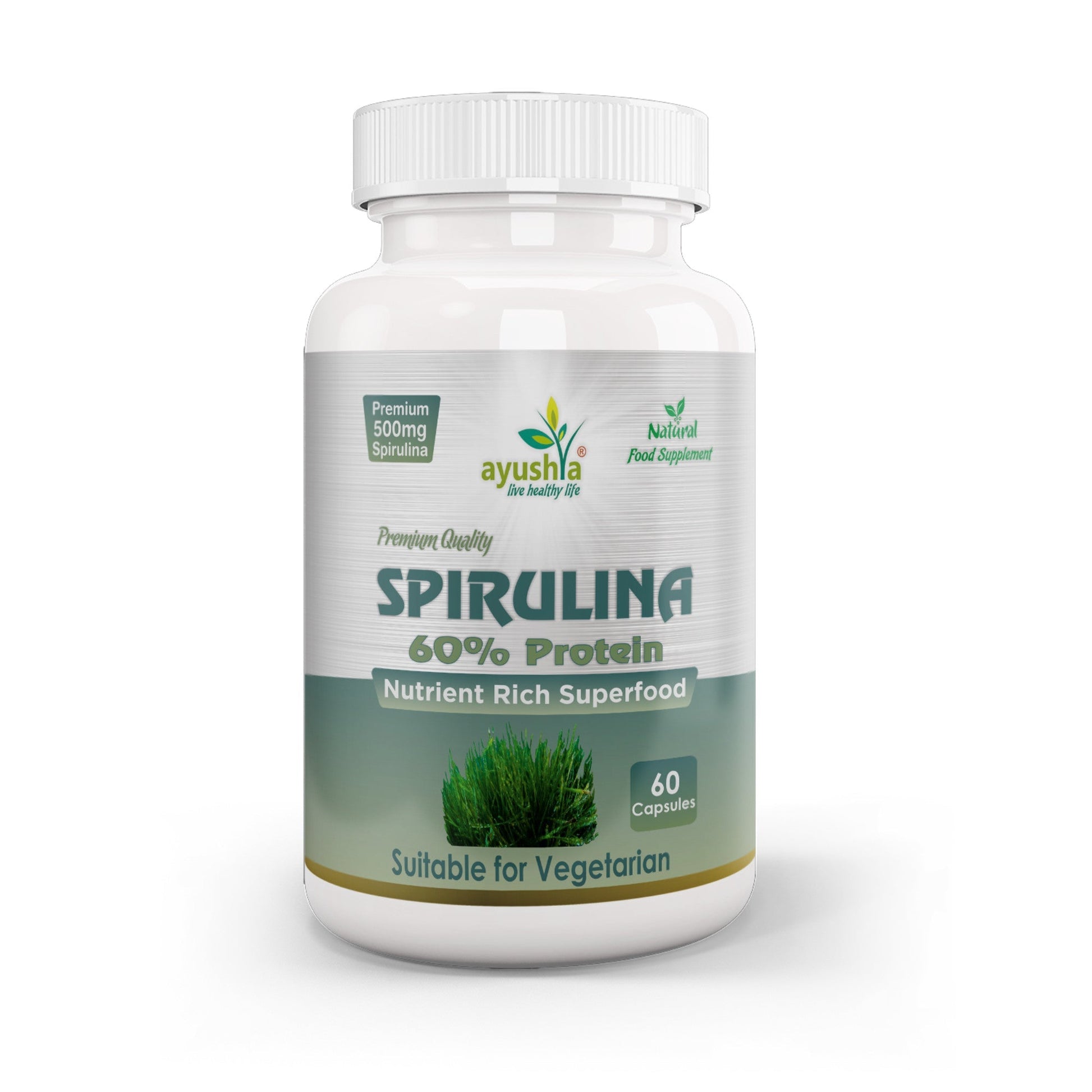 Spirulina Capsule - Herbalshire Handmade Herbal Products