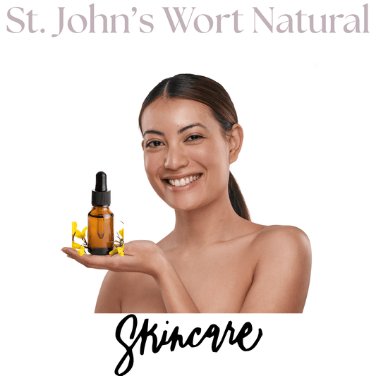 St. John’s Wort Oil – For Skin, Nerve Pain, Burns, Eczema, Scars - Herbalshire Handmade Herbal Products
