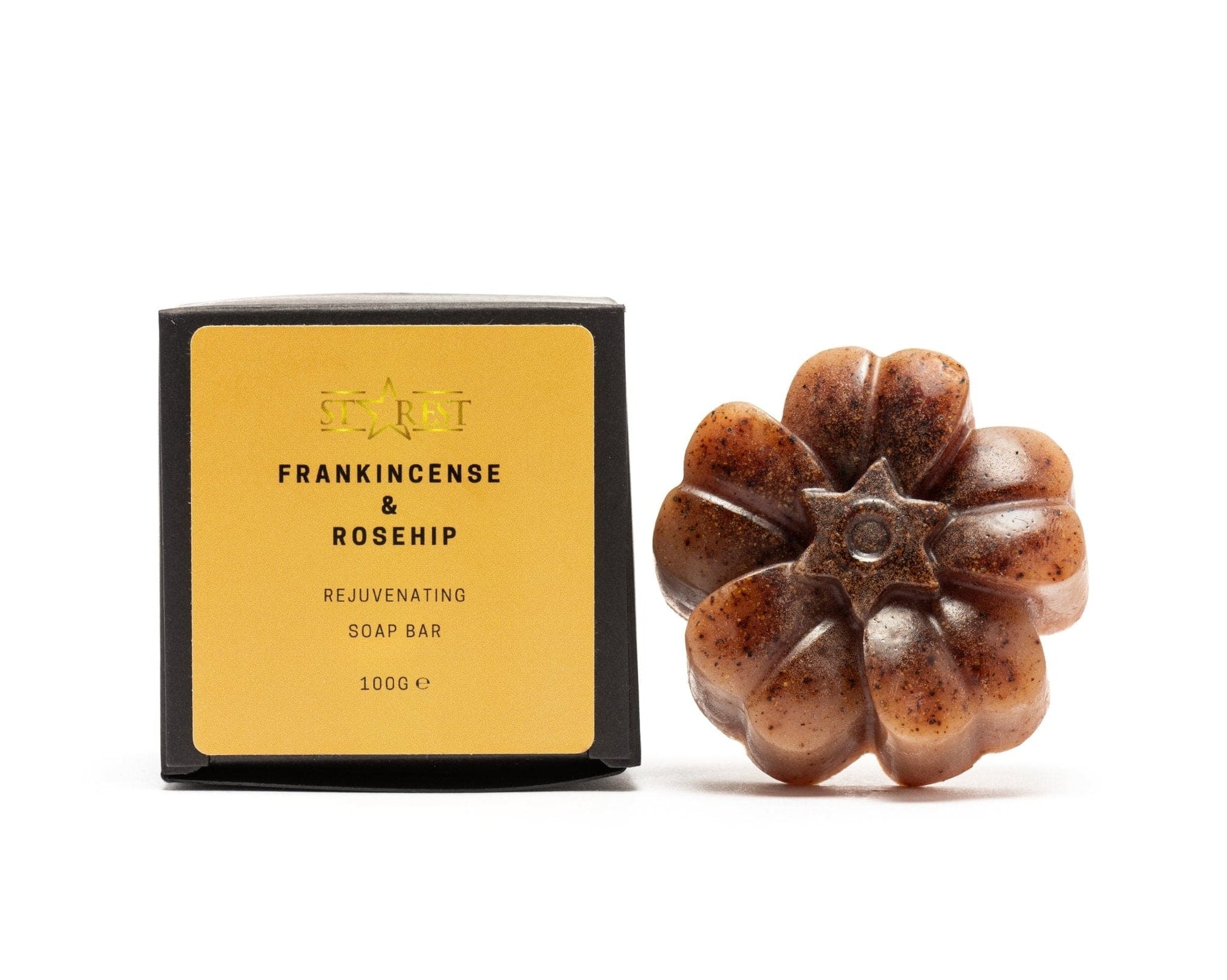 STAREST Frankincense & Rosehip Rejuvenating Soap Bar | Organic & Anti - Aging - Herbalshire Handmade Herbal Products