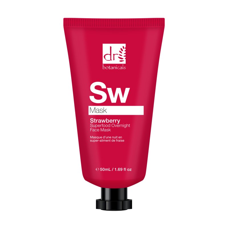 Strawberry Overnight Face Mask 50ml - Herbalshire Handmade Herbal Products