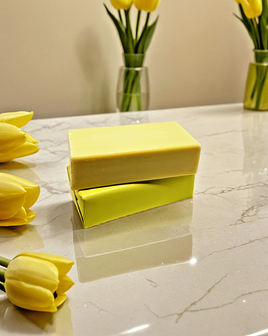 Sulphur Soap 200g Bar Natural Acne Treatment Eczema & Rosacea Relief Antifungal - Herbalshire Handmade Herbal Products