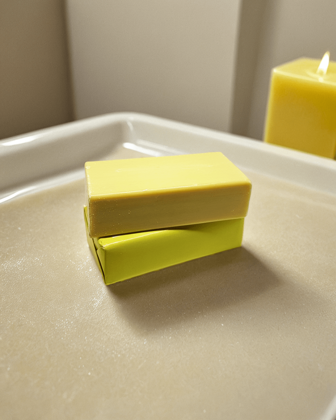 Sulphur Soap 200g Bar Natural Acne Treatment Eczema & Rosacea Relief Antifungal - Herbalshire Handmade Herbal Products