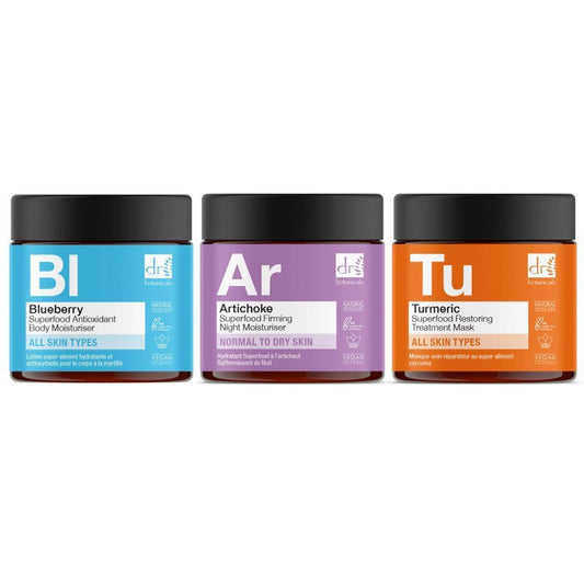 Superfood Treatment Mask Trio Kit - Herbalshire Handmade Herbal Products