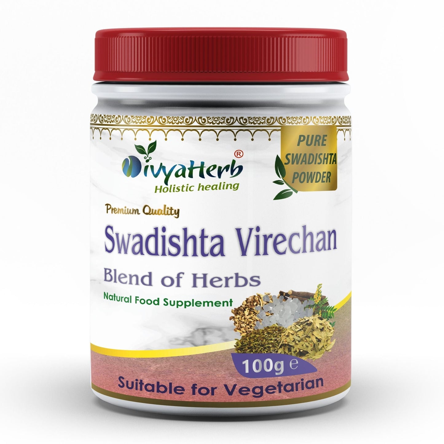 Swadista Virechan Powder - Herbalshire Handmade Herbal Products