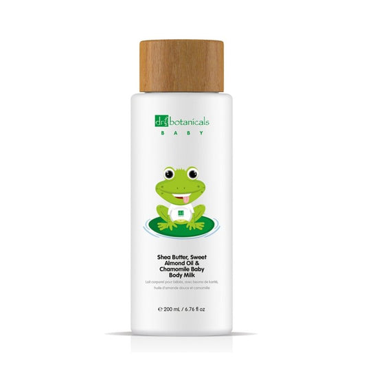 Sweet Almond Oil & Chamomile Baby Body Milk 200ml - Herbalshire Handmade Herbal Products