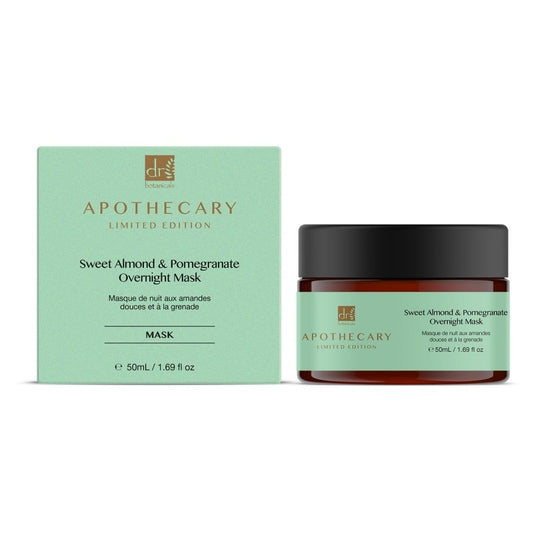 Sweet Almond & Pomegranate Overnight Mask 50ml - Herbalshire Handmade Herbal Products