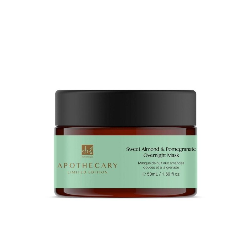 Sweet Almond & Pomegranate Overnight Mask 50ml - Herbalshire Handmade Herbal Products