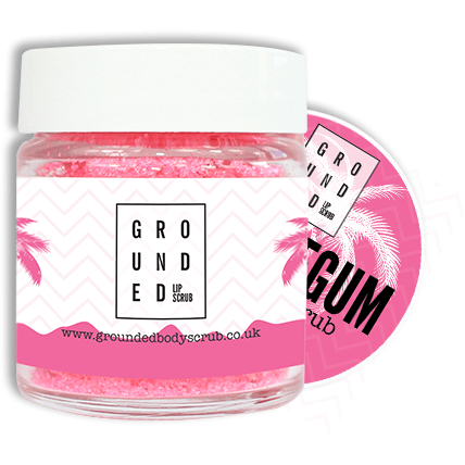 Sweet Bubblegum Lip Scrub with added Coconut Oil (30g) - Herbalshire Handmade Herbal Products