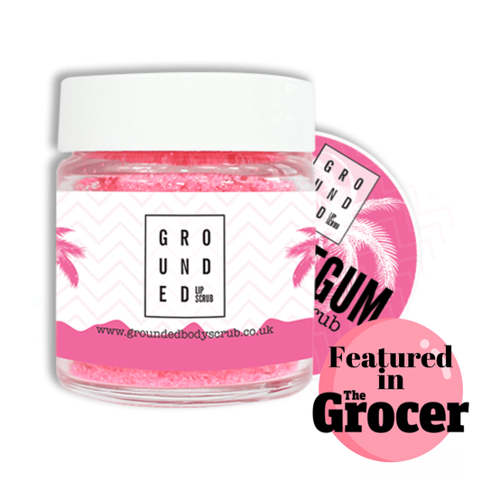 Sweet Bubblegum Lip Scrub with added Coconut Oil (30g) - Herbalshire Handmade Herbal Products