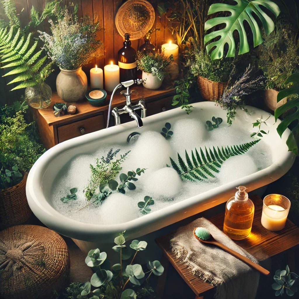 Swimmer’s Gift Bubble Bath – Handmade with Ylang Ylang – SLS & Paraben Free – 2 - Herbalshire Handmade Herbal Products
