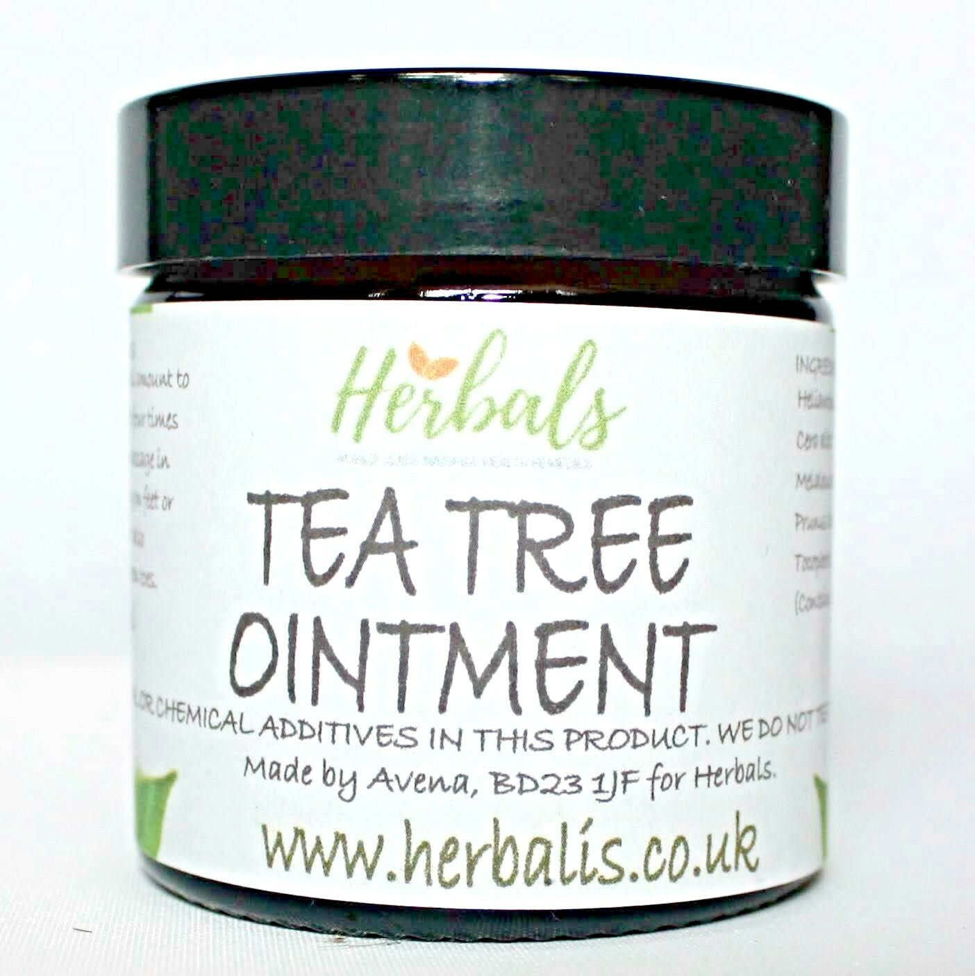 Tea Tree Cream 60ml Natures Powerful Antiseptic Antifungal Use + Free Oil 10ml - Herbalshire Handmade Herbal Products