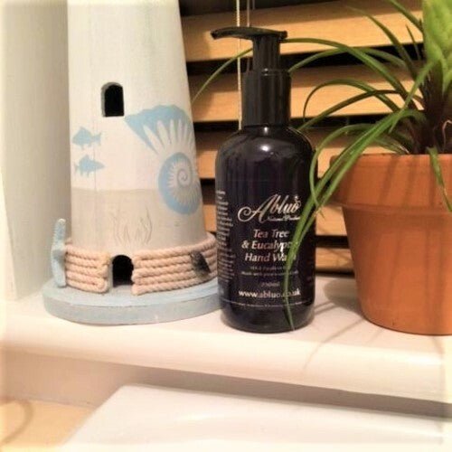 Tea Tree & Eucalyptus Hand Wash 250ml Liquid Soap - Herbalshire Handmade Herbal Products