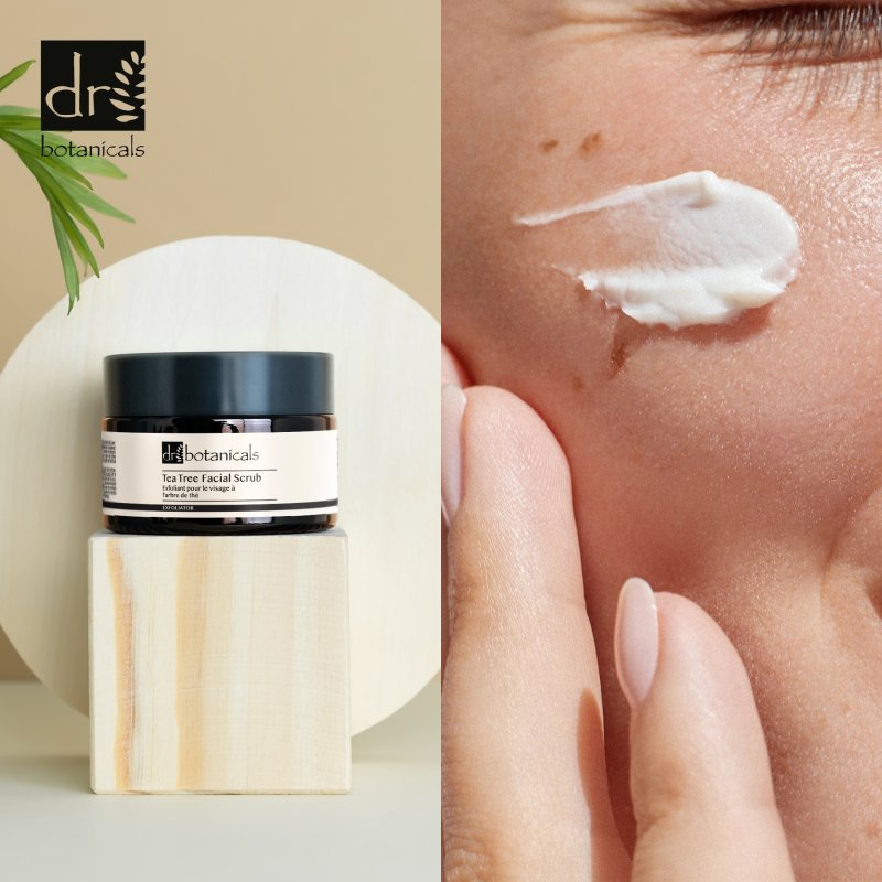 Tea Tree Facial Scrub - Herbalshire Handmade Herbal Products