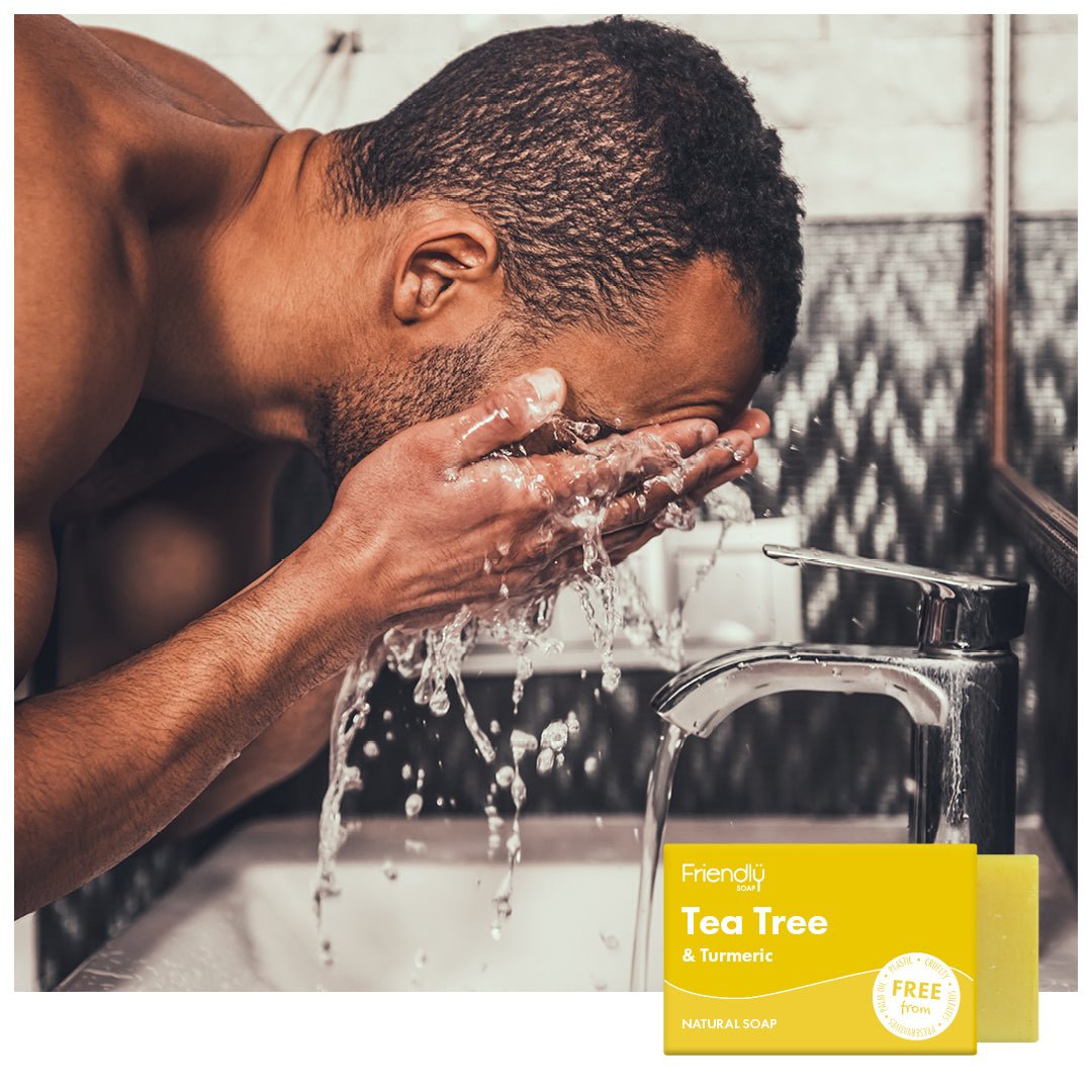 Tea Tree & Turmeric Natural Soap - Herbalshire Handmade Herbal Products