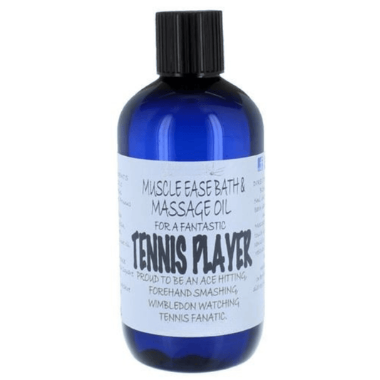 Tennis Player’s Gift Bubble Bath – 250ml | Handmade Relaxing Bath Soak for Sports Recovery – SLS & Paraben Free, Vegan, Yorkshire - Made - Herbalshire Handmade Herbal Products