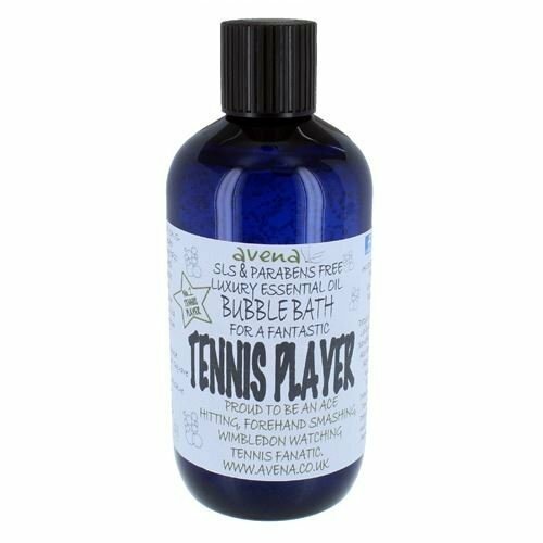 Tennis Player’s - Gift Bubble Bath - SLS & Parabens Free - 250ml - Herbalshire Handmade Herbal Products