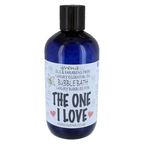 The One I Love Gift Bubble Bath – Handmade with Pure Essential Oils – 250ml – N - Herbalshire Handmade Herbal Products