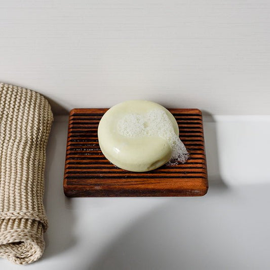 The Sensitive One - Soothe & Shine Solid Shampoo Bar - Herbalshire Handmade Herbal Products
