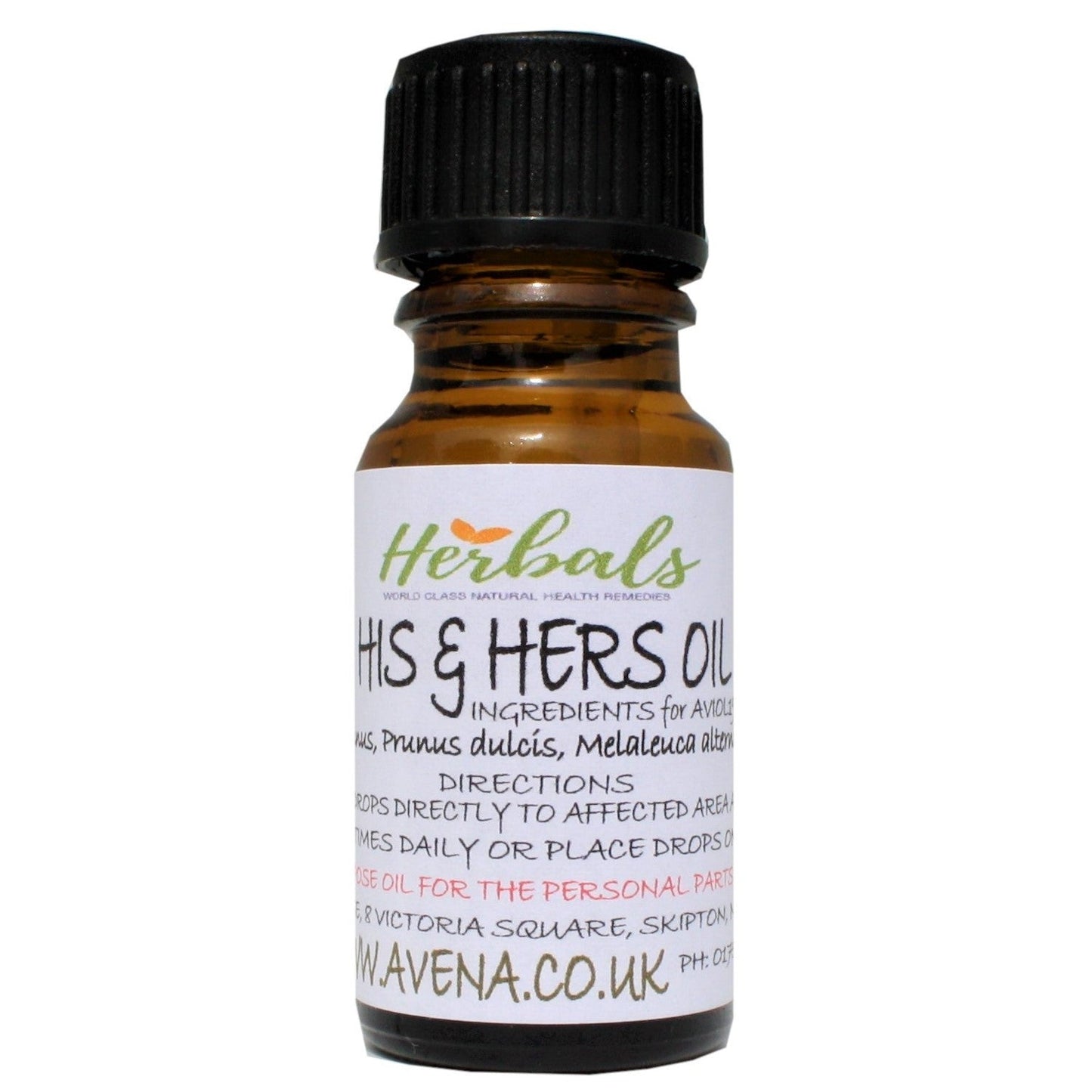 Thrush and Cystitis Relief Herbal Oil - Natural Topical Solution - Herbalshire Handmade Herbal Products