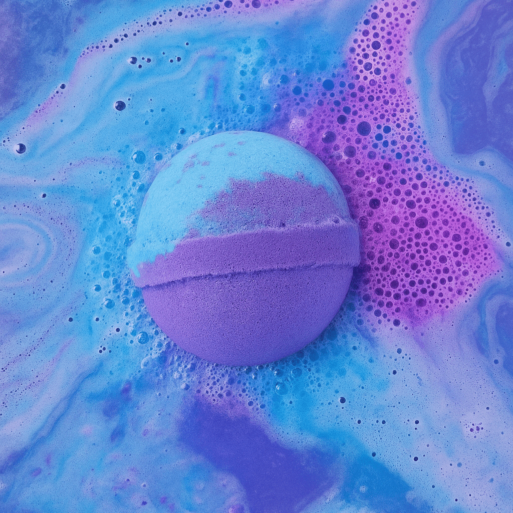 Time to Relax - Uplifting Citrus, Musk Bath Bomb Fizzer - Herbalshire Handmade Herbal Products