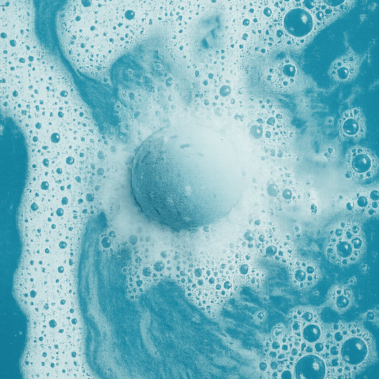 Time to Relax - Vintage Floral Lavender Bath Bomb - Herbalshire Handmade Herbal Products