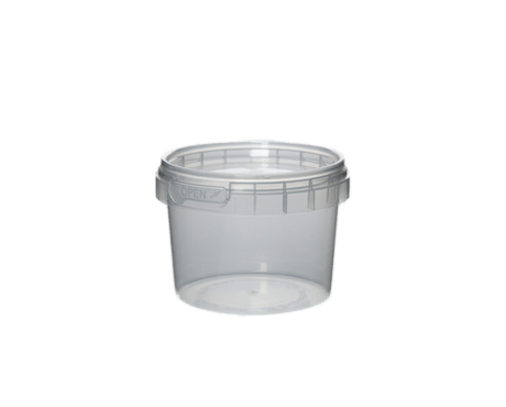 Transparent Plastic Tubs with Tamper Proof Lids - Herbalshire Handmade Herbal Products