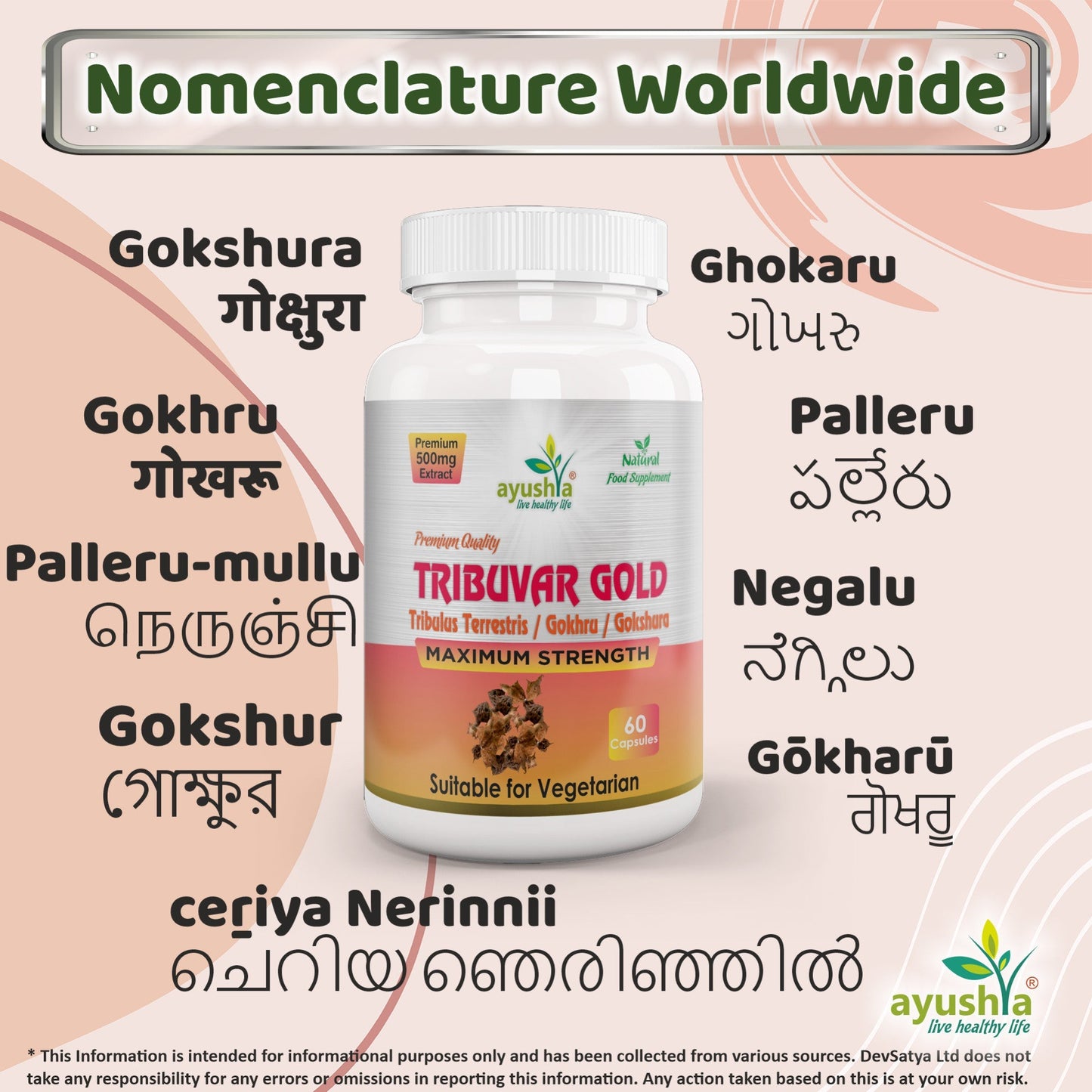 Tribulus Terrestris Extract Capsules - Herbalshire Handmade Herbal Products