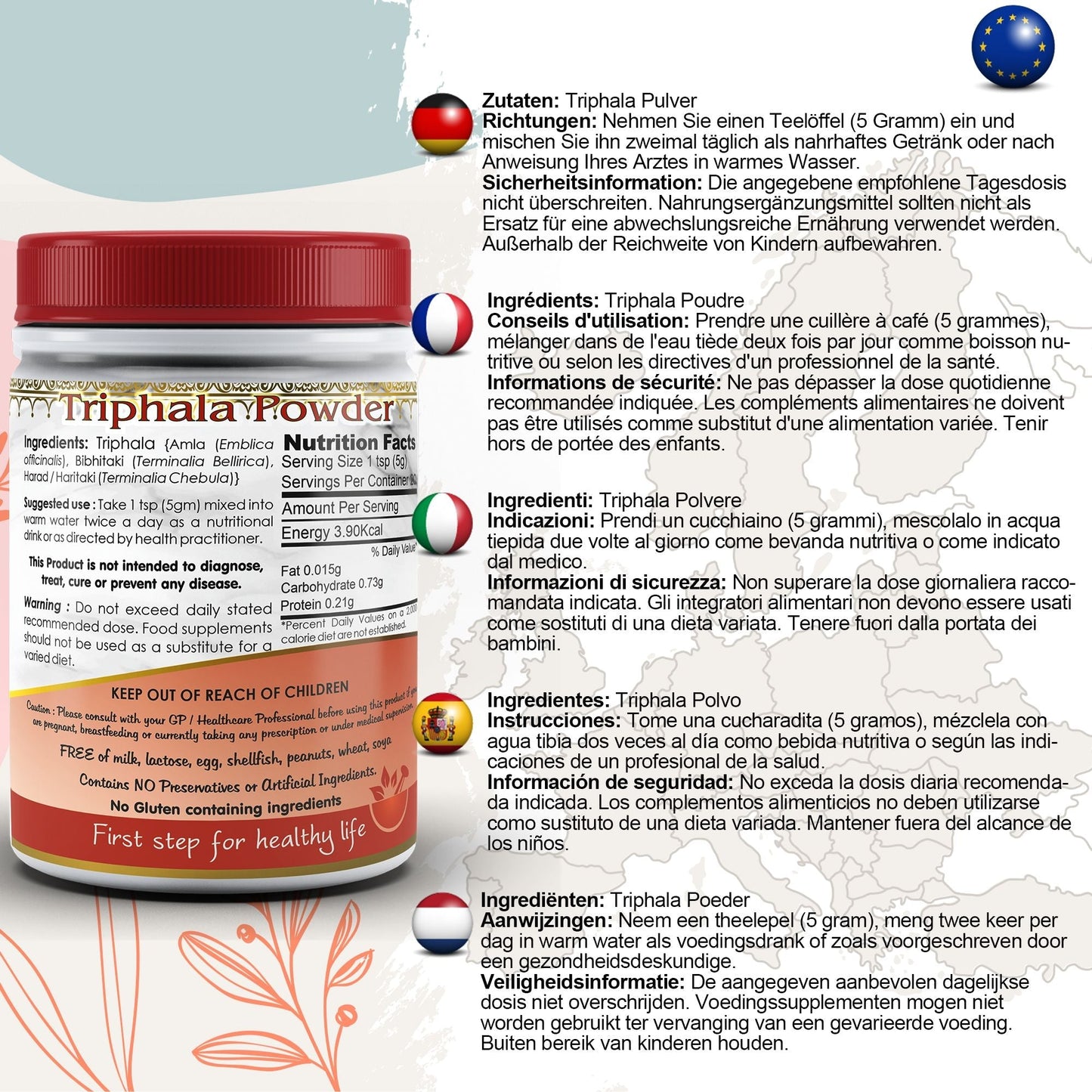 Triphala Powder - Herbalshire Handmade Herbal Products
