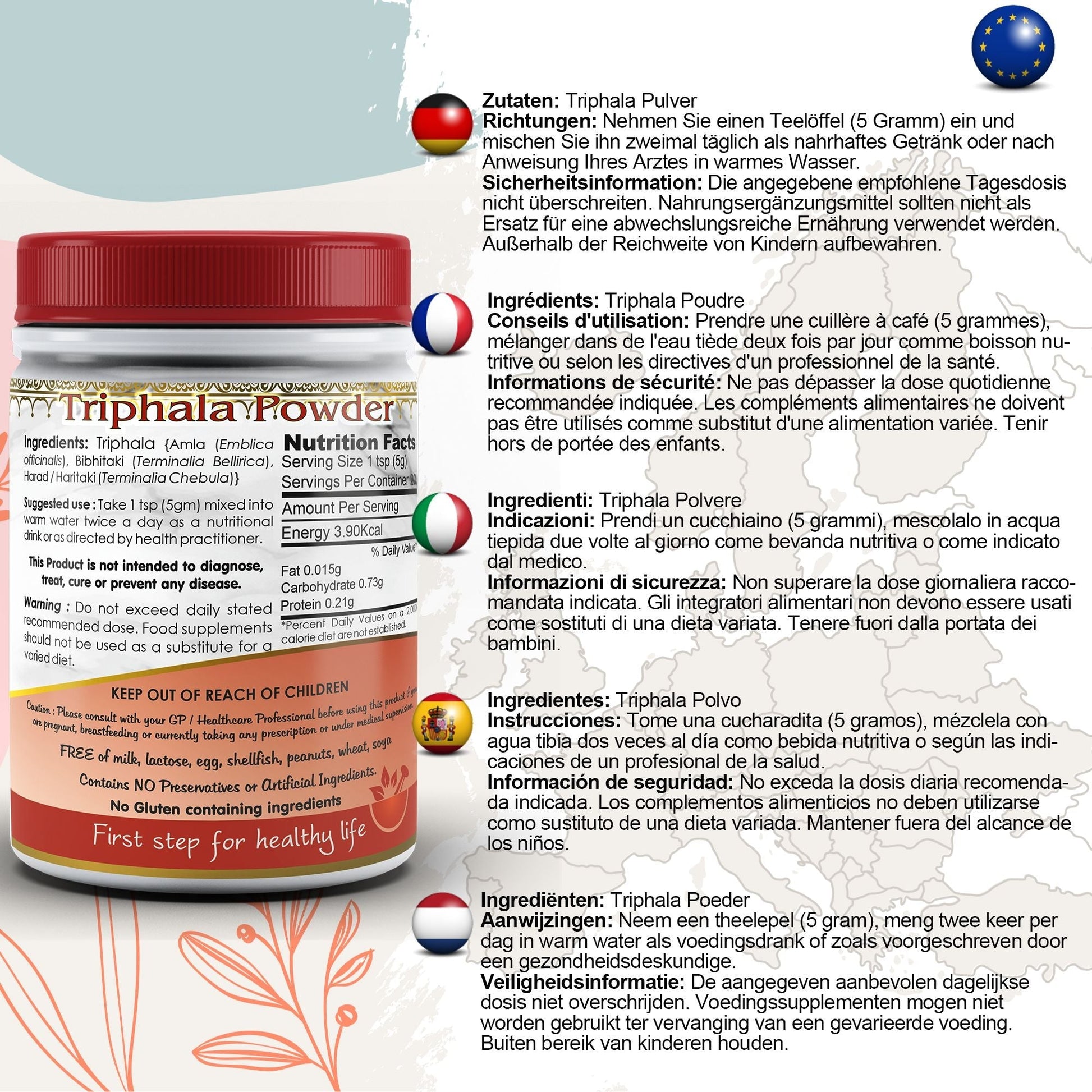 Triphala Powder - Herbalshire Handmade Herbal Products