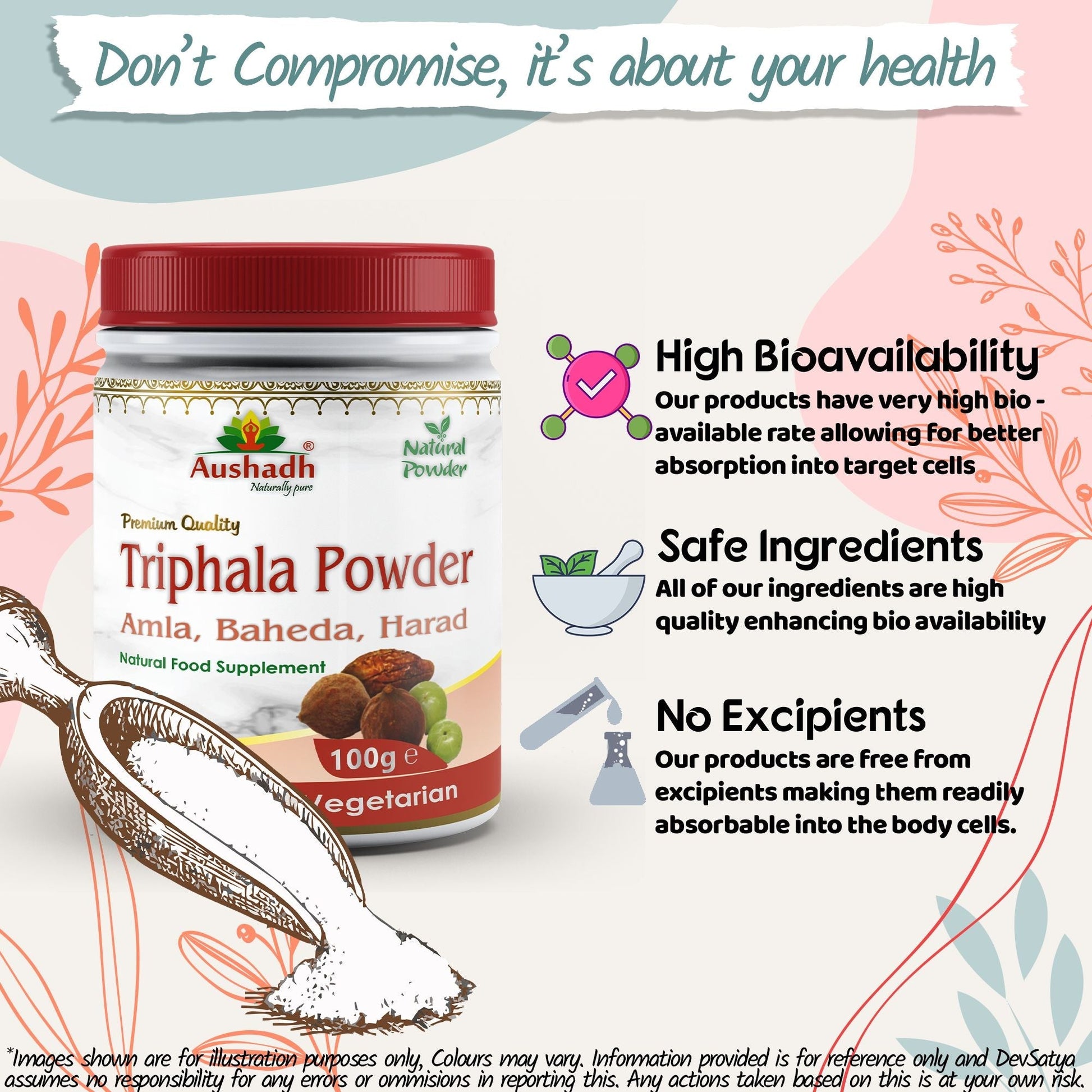 Triphala Powder - Herbalshire Handmade Herbal Products