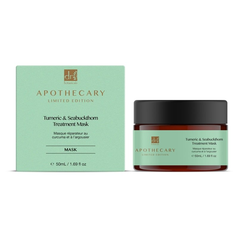 Tumeric & Seabuckthorn Treatment Mask 50ml - Herbalshire Handmade Herbal Products