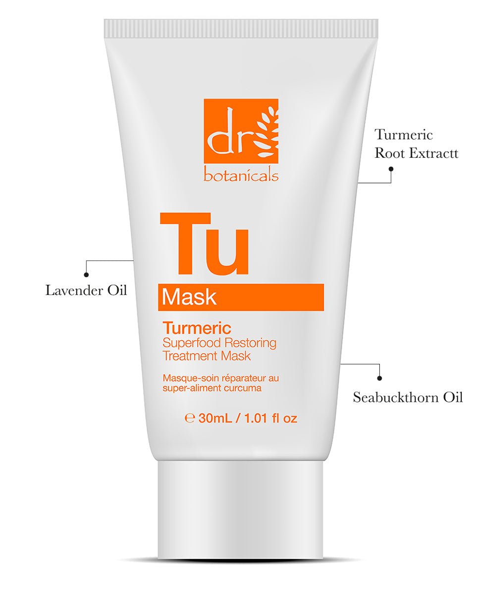 Turmeric Restoring Treatment Mask 30ml - Herbalshire Handmade Herbal Products
