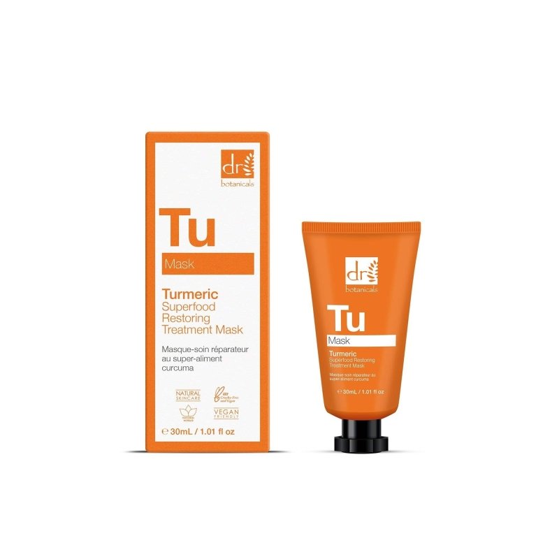 Turmeric Superfood Restoring Treatment Mask 30ml - Herbalshire Handmade Herbal Products