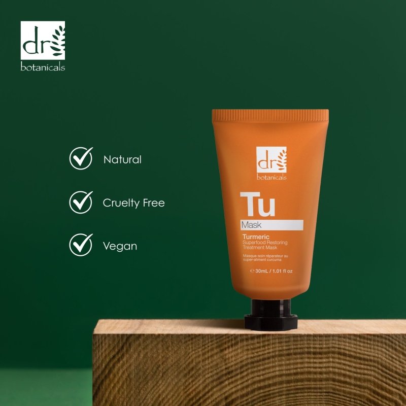Turmeric Superfood Restoring Treatment Mask 30ml - Herbalshire Handmade Herbal Products