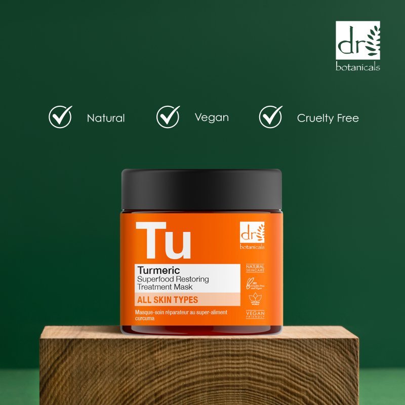Turmeric Superfood Restoring Treatment Mask 60ml - Herbalshire Handmade Herbal Products