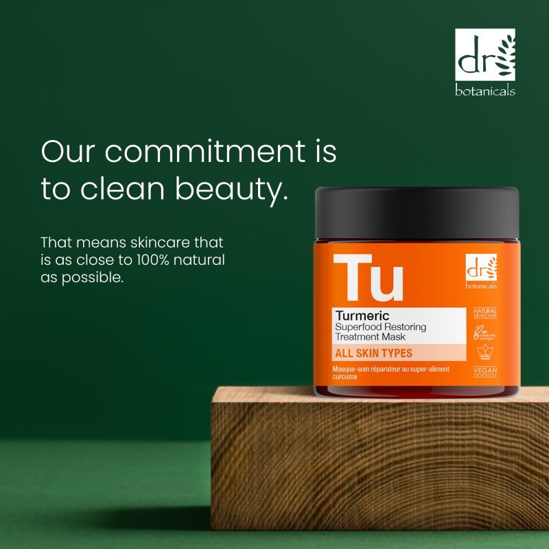 Turmeric Superfood Restoring Treatment Mask 60ml - Herbalshire Handmade Herbal Products