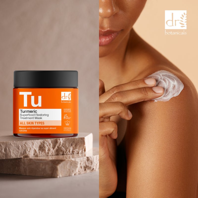 Turmeric Superfood Restoring Treatment Mask 60ml - Herbalshire Handmade Herbal Products
