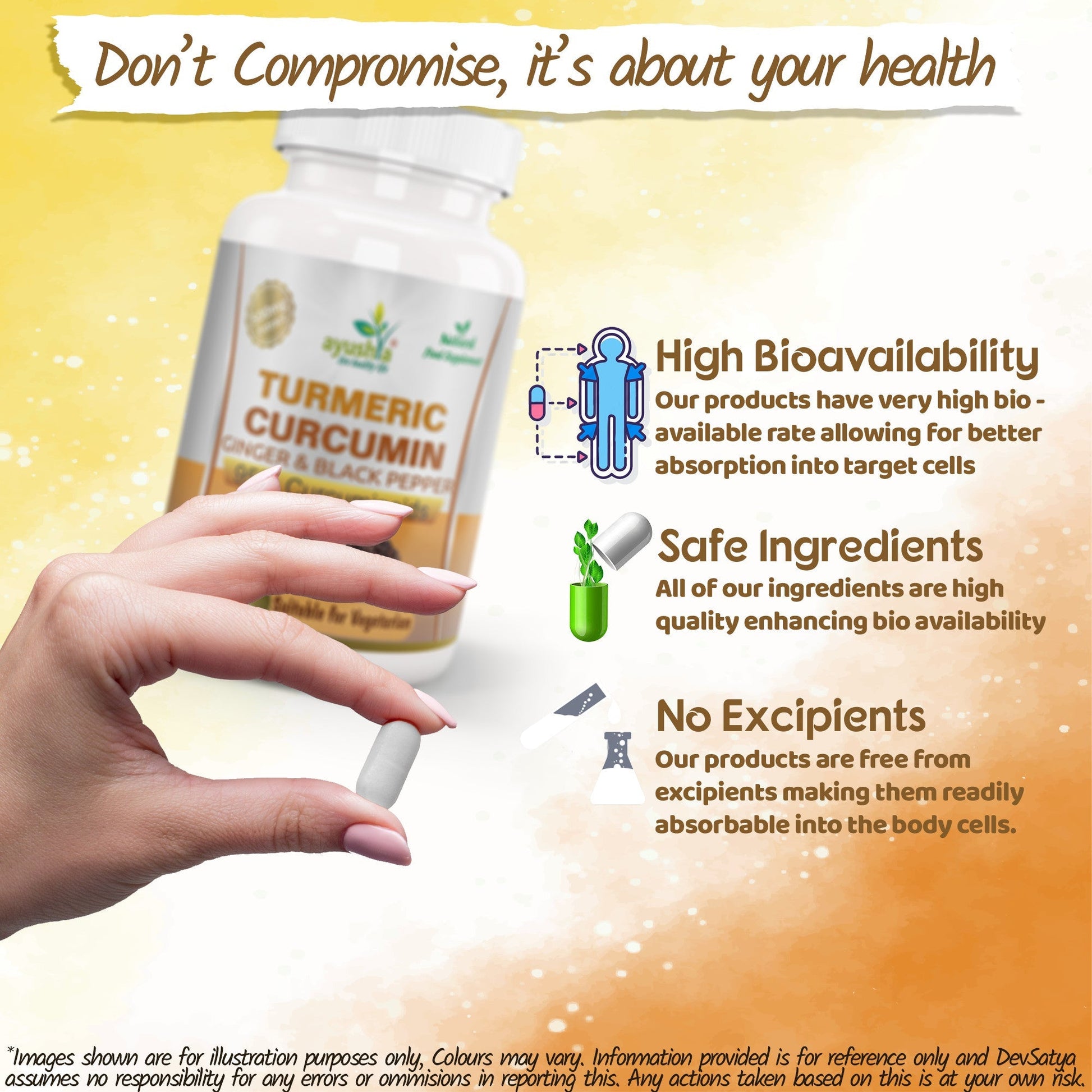 Turmeric with Ginger and Black pepper Capsule - Herbalshire Handmade Herbal Products
