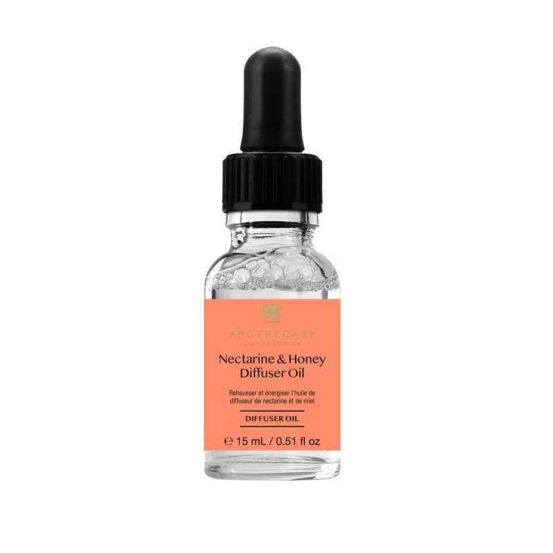 Uplift & Energise Nectarine & Honey Diffuser Oil 15ml - Herbalshire Handmade Herbal Products