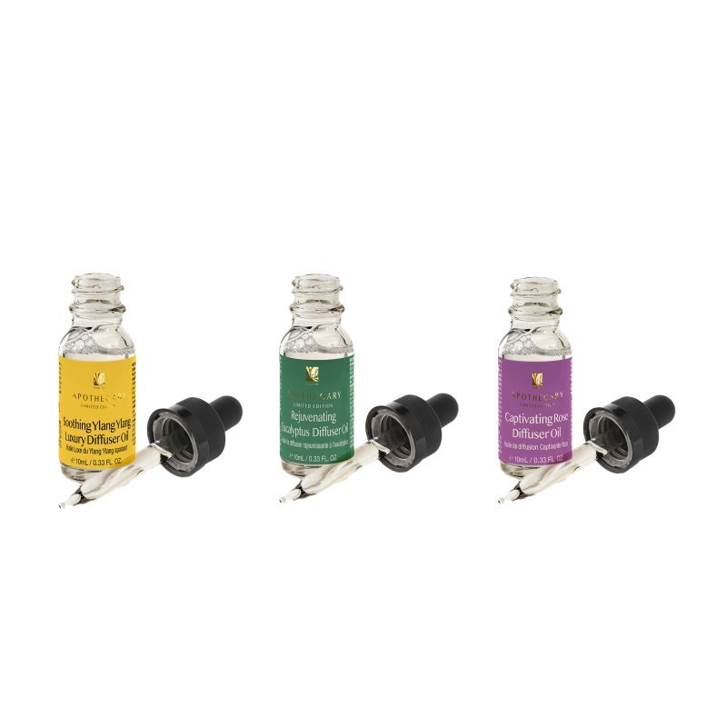 Uplifting Diffuser Oil Trio - Herbalshire Handmade Herbal Products