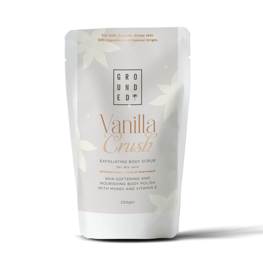 Vanilla Crush Body Scrub 200g - Herbalshire Handmade Herbal Products