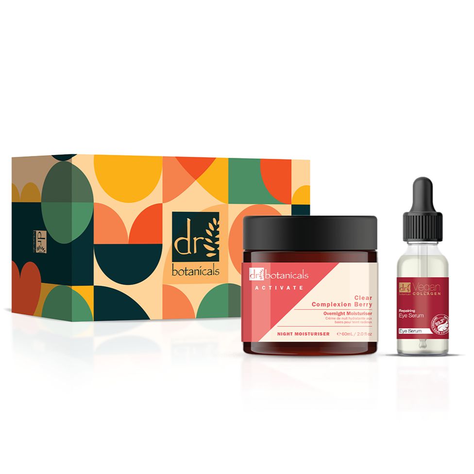 Vegan Collagen Eye Serum & Berry Overnight Moisturiser - Herbalshire Handmade Herbal Products