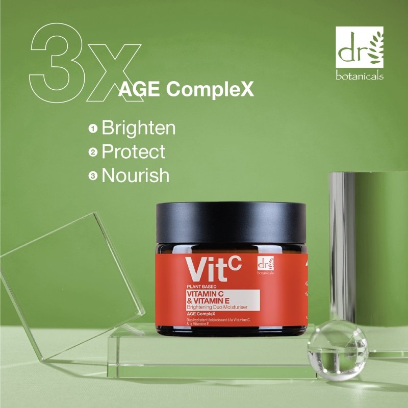 Vitamin C 1% & Vitamin E Brightening Duo Moisturiser 60ml - Herbalshire Handmade Herbal Products