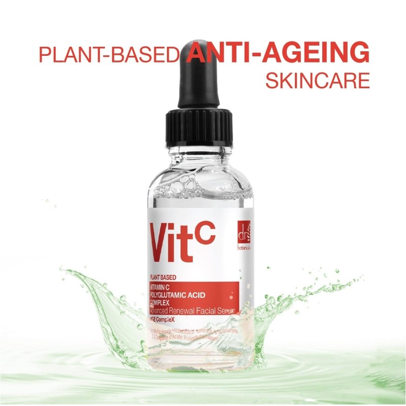 Vitamin C 3% & Polyglutamic Acid Complex 1% & Brightening Facial Serum 30ml - Herbalshire Handmade Herbal Products