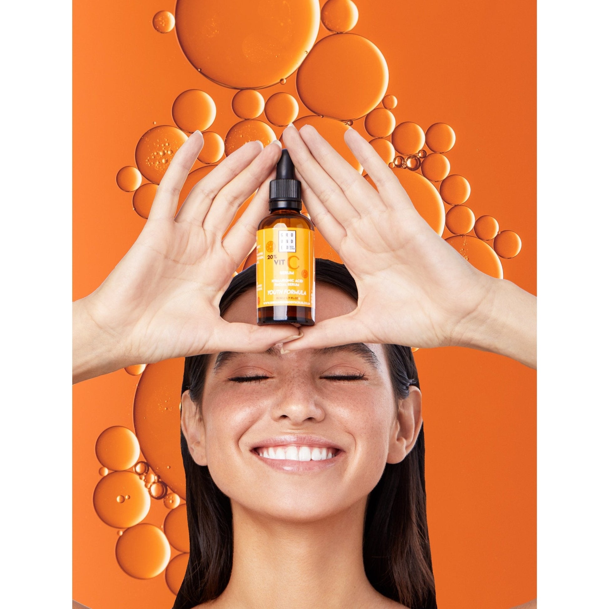 Vitamin C and Hyaluronic Acid Anti - Ageing Serum - Herbalshire Handmade Herbal Products