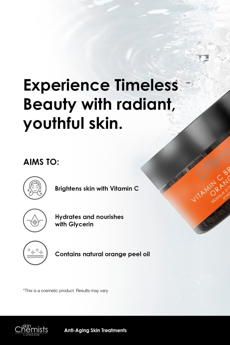 Vitamin C Brightening Orange Mask 50ml - Herbalshire Handmade Herbal Products