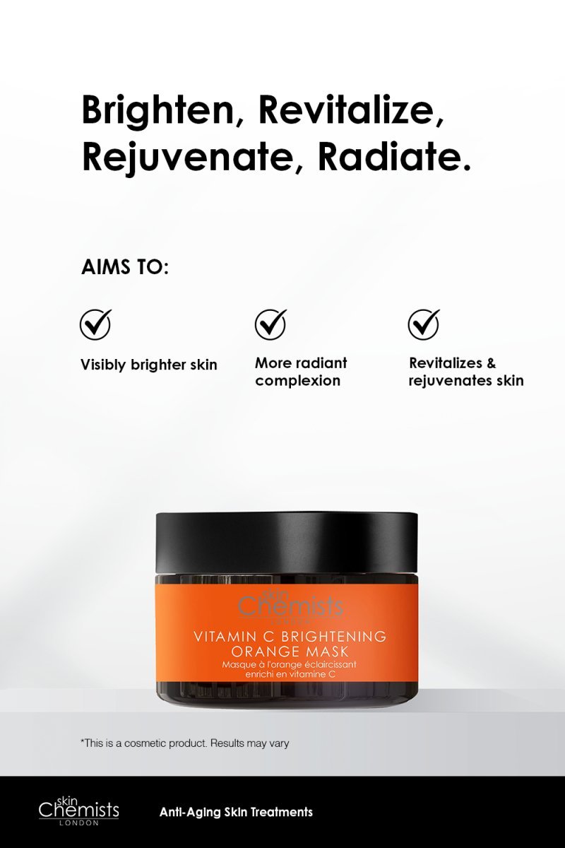 Vitamin C Brightening Orange Mask 50ml - Herbalshire Handmade Herbal Products