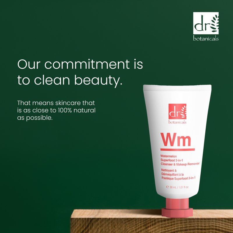 Watermelon 2 - In - 1 Cleanser & Makeup Remover 30ml - Herbalshire Handmade Herbal Products